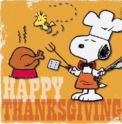 Thanksgiving Snoopy & Woodstock